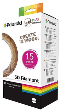 Polaroid Нити 1.75мм PLA для 3D ручки ROOT Play 3 цвета 15x5M (3D-FP-PL-2501-00)