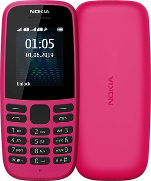Nokia 105 DS 2019 Pink (16KIGP01A01)