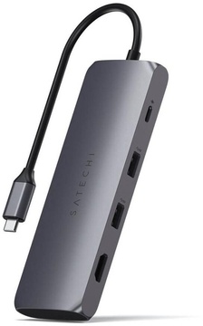 Satechi USB-C Hybrid Multiport Adapter Space Gray (ST-UCHSEM)