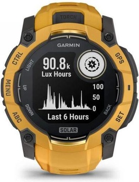 Garmin Instinct 3 50mm Solar Sunburst with Sunburst/Gray Band (010-02935-02/42)