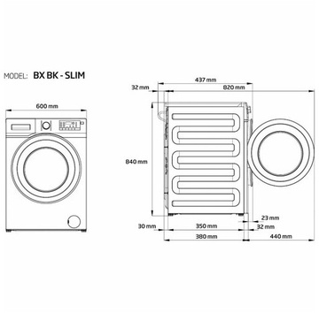Beko WRS 5512 BWW