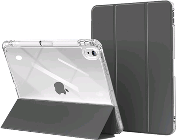 Comma Joy PU Case with Pen Holder for iPad (10gen) 10.9" 2022 Black