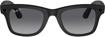 Ray-Ban | Meta Wayfarer [Gen 2] Large Matte Black Frame / Gradient Graphite Lenses (RW4012 601ST3 53-22)