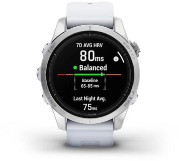 Garmin Epix Pro Gen 2 42mm Silver w. Whitestone Band (010-02802-00/01)