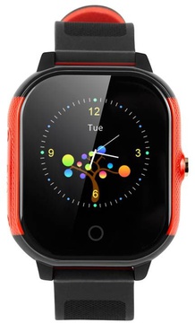 Lemfo DF50 Ellipse Aqua с GPS трекером (Черно-красный)