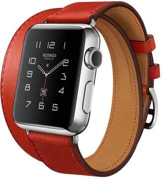 Apple Watch Hermes Double Tour 38mm with Capucine Leather Band