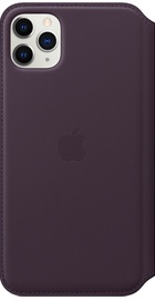 Apple iPhone 11 Pro Max Leather Folio - Aubergine (MX092)