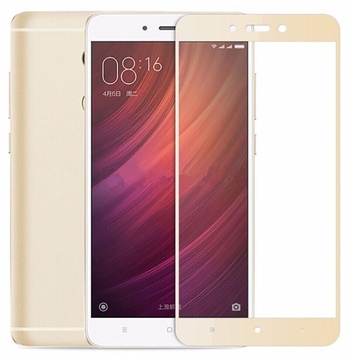 Simple Case 3D Glass for Xiaomi Redmi 4 Gold