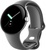 Google Pixel Watch LTE Polished Silver Case/Charcoal Active Band
