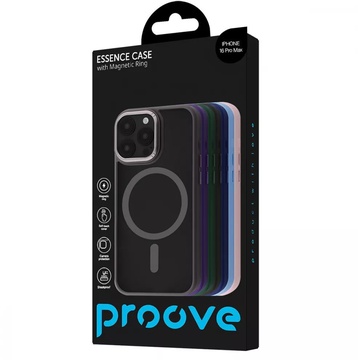 Proove Essence Case with Magnetic Ring for iPhone 16 Pro Natural Titanium