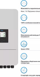 Deye SUN-15K-SG05LP3-EU-SM2 15KW 48V 2 MPPT Wi-Fi 220/380V трифазний