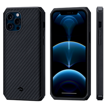 Pitaka MagEZ Case Pro 2 Twill Black/Grey for iPhone 12 Pro Max (KI1201PMP)