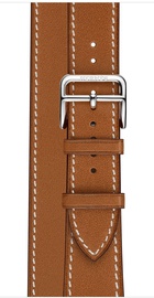 Apple Watch Hermes Series 4 GPS + Cellular 40mm Stainless Steel Case with Fauve Barenia Leather Double Tour (MU6P2)