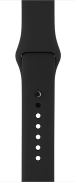 Apple Sport Band for Watch Black 38mm/40mm/41mm/42mm with Space Black Pin (MJ4F2/MTP62)