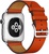 Apple Watch Hermes 42mm Series 2 Stainless Steel Case with Feu Epsom Leather Single Tour (MNQ22)
