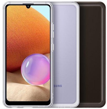 Samsung A325 Galaxy A32 Soft Clear Cover Black (EF-QA325TBEG)
