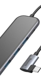 Baseus Mirror Series Multifunctional Hub (3 x USB 3.0, HDMI 4k, type C) (CAHUB-BZ0G)