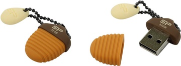 Silicon Power 32 GB Touch T30 USB 2.0 Brown (SP032GBUF2T30V1E)