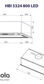 Minola HBI 5324 BL 800 LED