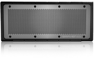 Braven BRVHD Portable Wireless Black Silicone wrap with Gray grill