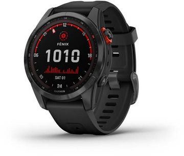 Garmin Fenix 7S Solar Slate Gray with Black Band (010-02539-12/13)