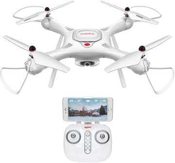 Syma X25 PRO с системой GPS и FPV HD-камерой (Белый)
