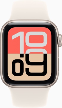 Apple Watch SE 3 GPS 40mm Starlight Alu. Case w. Starlight S. Band - M/L (MEH54)