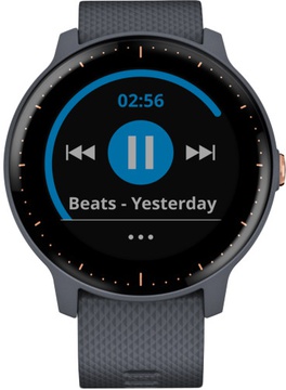 Garmin VIVOACTIVE 3 MUSIC GRANITE BLUE WITH ROSE GOLD HARDWARE (010-01985-33)