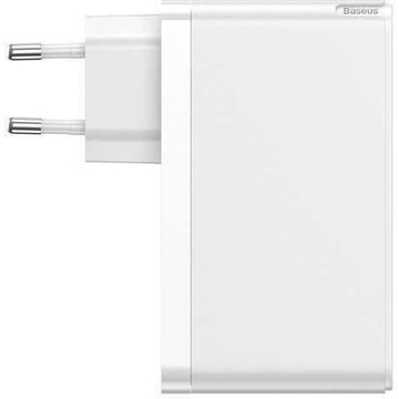 Baseus GaN Mini 2xUSB Type-C/USB Port + Type-C 120W White (CCGAN-J02)
