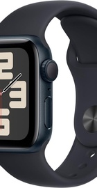 Apple Watch SE 2 GPS 40mm Midnight Aluminium Case with Midnight Sport Band S/M (MR9X3)