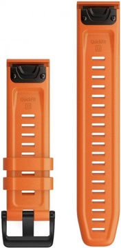 Garmin Ремешок для Fenix 6 22mm QuickFit Ember Orange Silicone bands (010-12863-01)