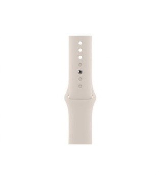 Apple Watch SE 44mm Gold Aluminum Case with Starlight Sport Band (MKQ53)