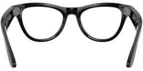 Ray-Ban Meta Skyler Gen 2 Stand.Shiny Black Frame/Clear to Graphite Green Transit.Lenses RW4014 601/1M 52-20