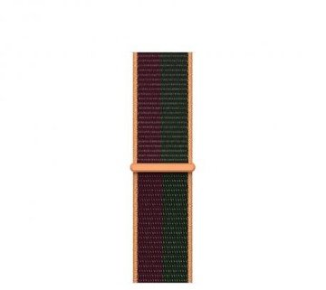 Apple Watch Series 7 GPS 41mm Green Aluminum Case With Dark Cherry/Forest Green Sport Loop (MKNF3)
