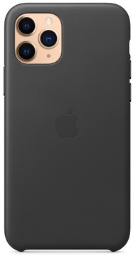 Apple iPhone 11 Pro Leather Case Black (high copy)