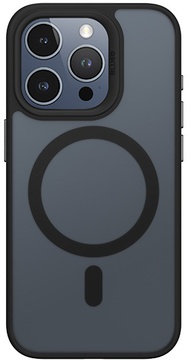 Blueo Frosted Anti-Drop Case for iPhone 15 with MagSafe Black