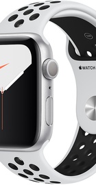 Apple Watch Nike Series 5 GPS 44mm Silver Aluminum Case with Pure Platinum/Black Nike Sport Band (MX3V2)