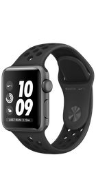 Apple Watch 38mm Nike+ Series 3 GPS Space Gray Aluminum Case with Anthracite/Black Nike Sport Band (MTF12)