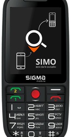 Sigma mobile Comfort 50 Elegance3 SIMO ASSISTANT Black