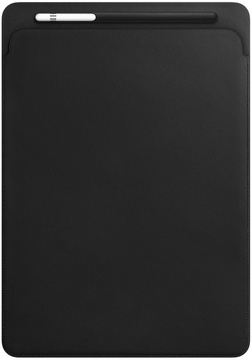 Apple Leather Sleeve for 12.9-inch iPad Pro Black (MQ0U2)