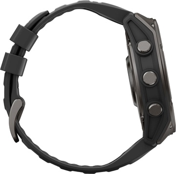 Garmin Fenix 9 51mm Carbon Gray DLC Titanium with Black Silicone Band (010-04763-10/11)