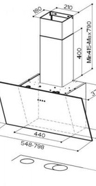 Faber Tweet EV8 LED WH A55 (330.0529.665)