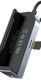 Baseus Bend Angle No.7 Type-C Hub Space Gray (CAHUB-CWJ0G)