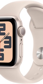Apple Watch SE 2 GPS 40mm Starlight Aluminium Case with Starlight Sport Band M/L (MR9V3)
