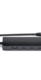 Satechi USB-C Multiport Adapter 8K with Ethernet V3 Midnight (ST-P8KED)
