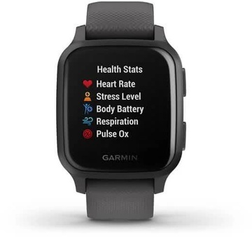 Garmin Venu SQ Slate with Gray Band (010-02427-10)