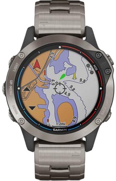 Garmin quatix 6 Titanium Grey with Titanium Band (010-02158-95)