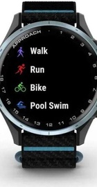 Garmin Approach J1 Cloud Blue with Black/Azure Band (010-03898-00)