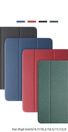 Mutural Textil Case for iPad 10.5 (2017-2018 / Air 10.5 2019) with slot for Pencil Dark Blue