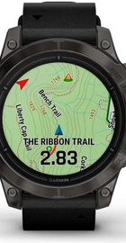 Garmin Epix Pro Gen 2 Sapphire 47mm Carbon G. DLC Tit. with B. Leather Band (010-02803-30)